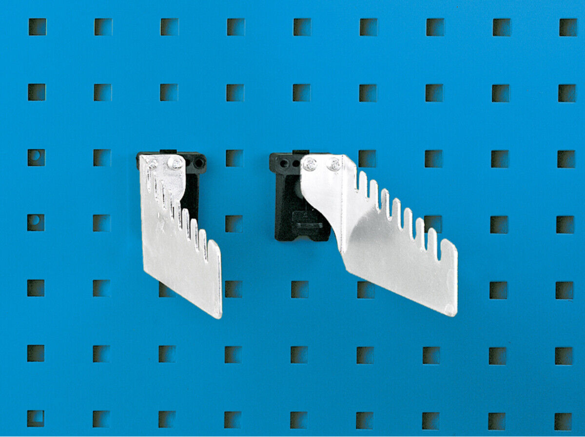 Hünersdorff Schraubenschlüsselhalter für 8 Teile paarweise, Zubehör zu Lochplattensystem (784047)