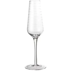 Bloomingville Champagner Glas Flöte Alva, Ø 7 cm, Höhe 25 cm