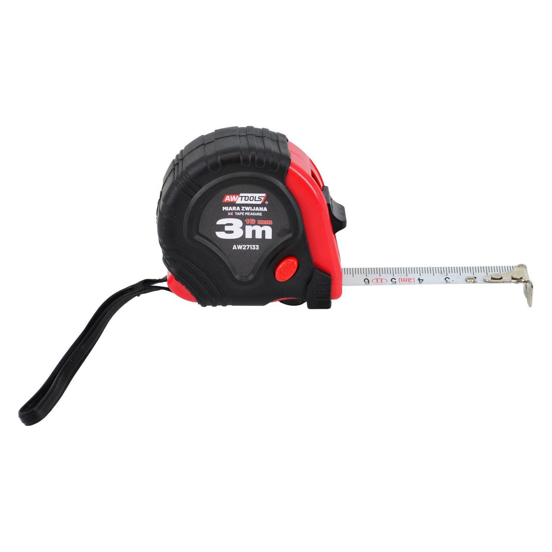 Awtools rotschwarzgerollte Massnahme 5m x 19 mm (5 m) (35615966)
