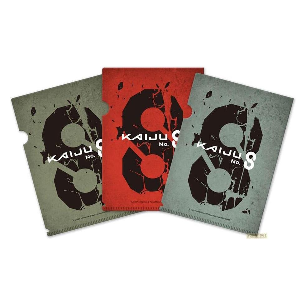 Sakami Kaiju No. 8 Klarsichthüllen 3er-Set Season 2 (A4, 3x) (SAKA70366)