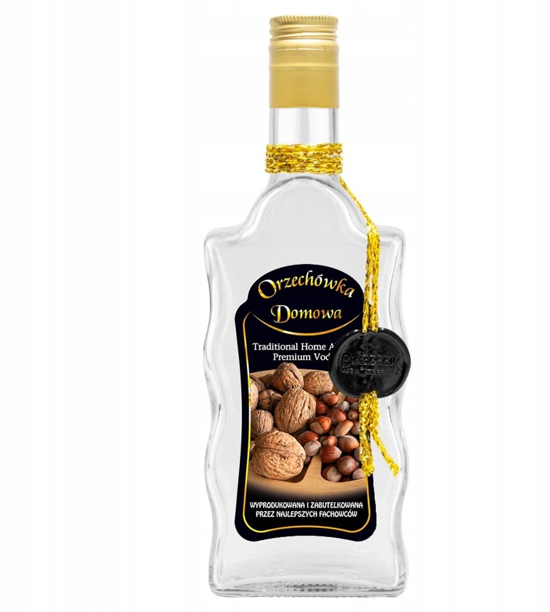 Bimberek Orzechówka Decoratieve Fles 500ml Glazen
