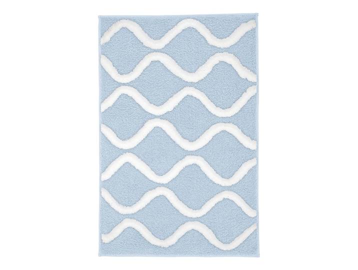 Badteppich Piana 60 x 90cm Blau/Stahlblau