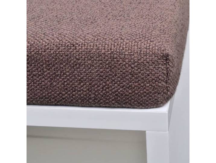 Banc de rangement à chaussures - AKOZON - AKO7646491614383 - 10 compartiments - Blanc - Design contemporain