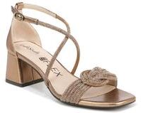 Women's Captivate Sandal by LifeStride in Bronze Faux Leather (Size 6 M)
