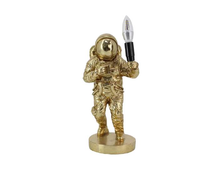 Design Tischlampe „Astronaut“ Gold Invicta Interiors