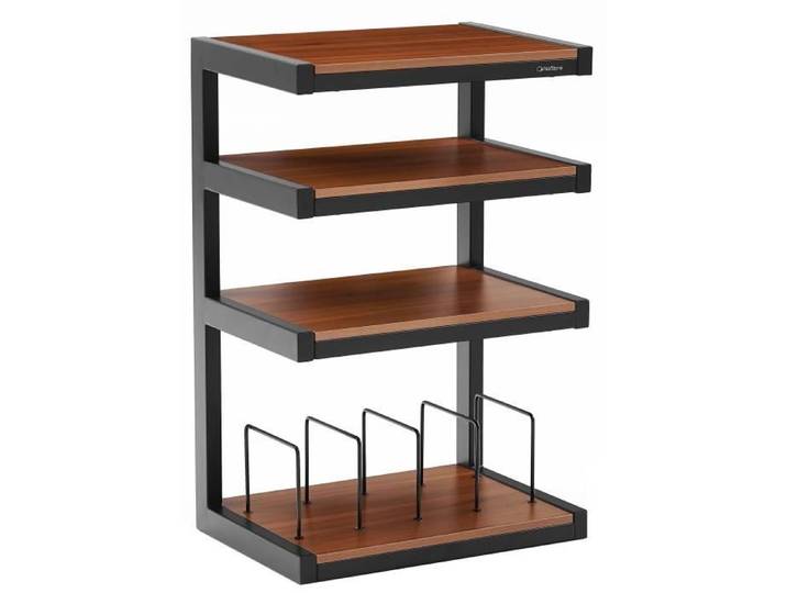 Meuble de salon - NORSTONE - Esse hi-fi Vinyl - Marron - Laqué - Contemporain
