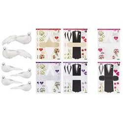 KARIN JITTENMEIER Kreativ-Set Tauben & Stanzbogen Geschenkboxen, 16tlg.
