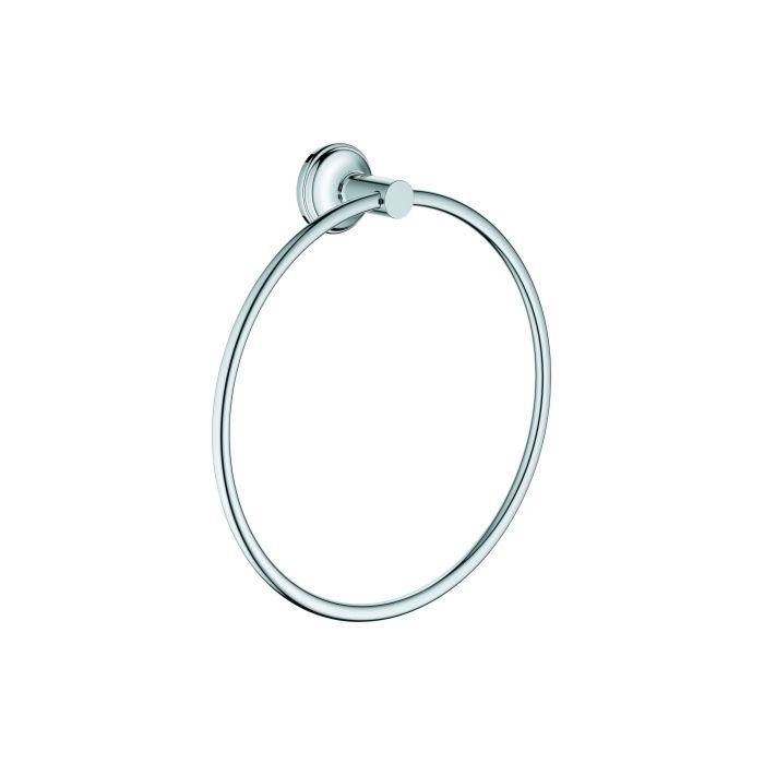 Grohe Essentials Authentic Handtuchring 40655001 chrom, verdeckte Befestigung