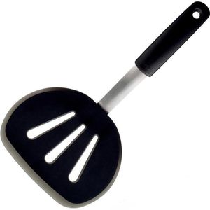 OXO Pfannenwender Good Grips, Silikon, 15,2 x 30cm, spülmaschinengeeignet, schwarz
