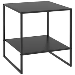 BEISTELLTISCH im Industriedesign Schwarz 40/40/45 cm