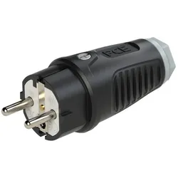 PCE 0521-sdg Taurus2 Gummi-Stecker 2SL IP54 (schwarz/grau) 0521sdg