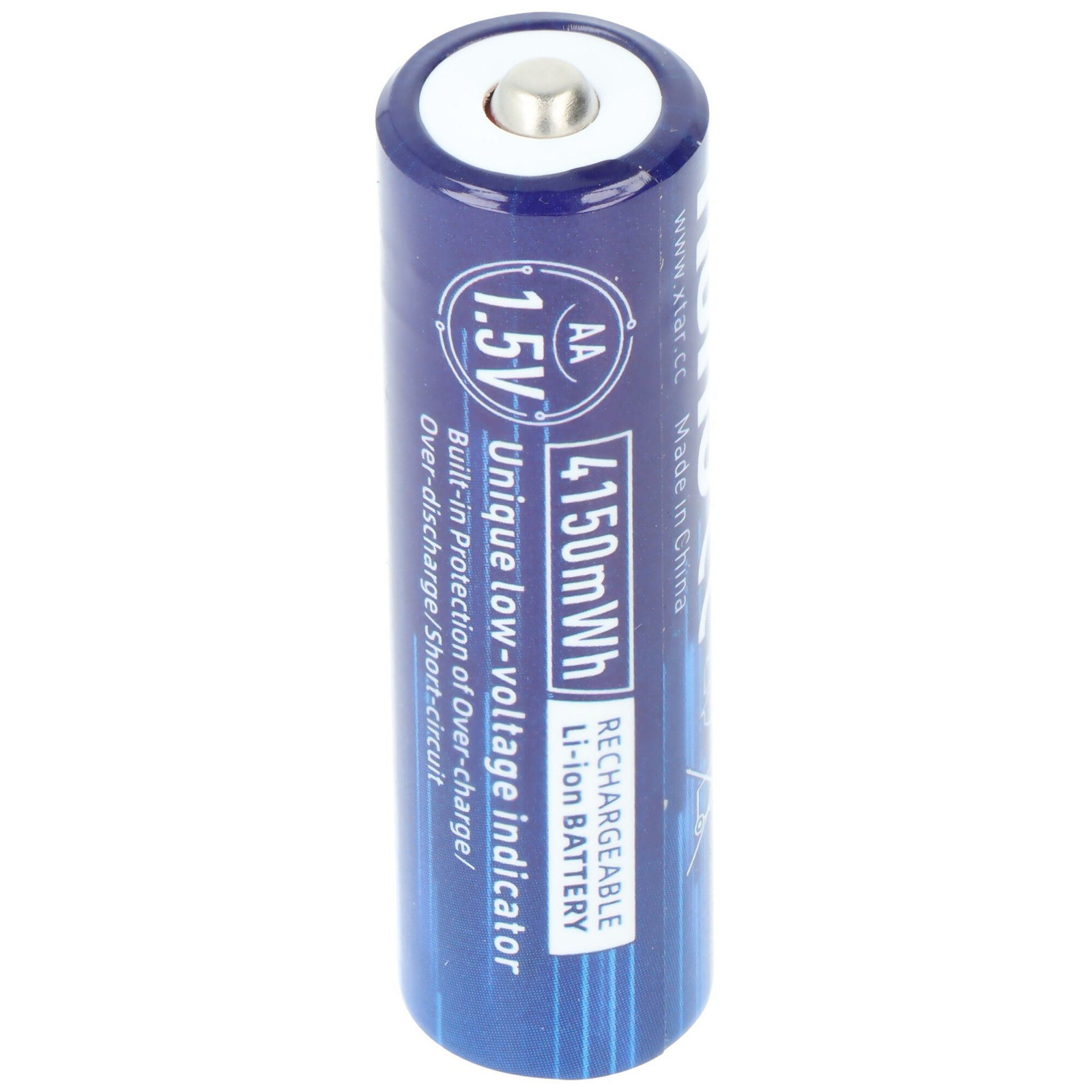 XTAR AA Lithium Ion Batterij 1.5V 2500mAh 4150mWh voor wildlife camera's