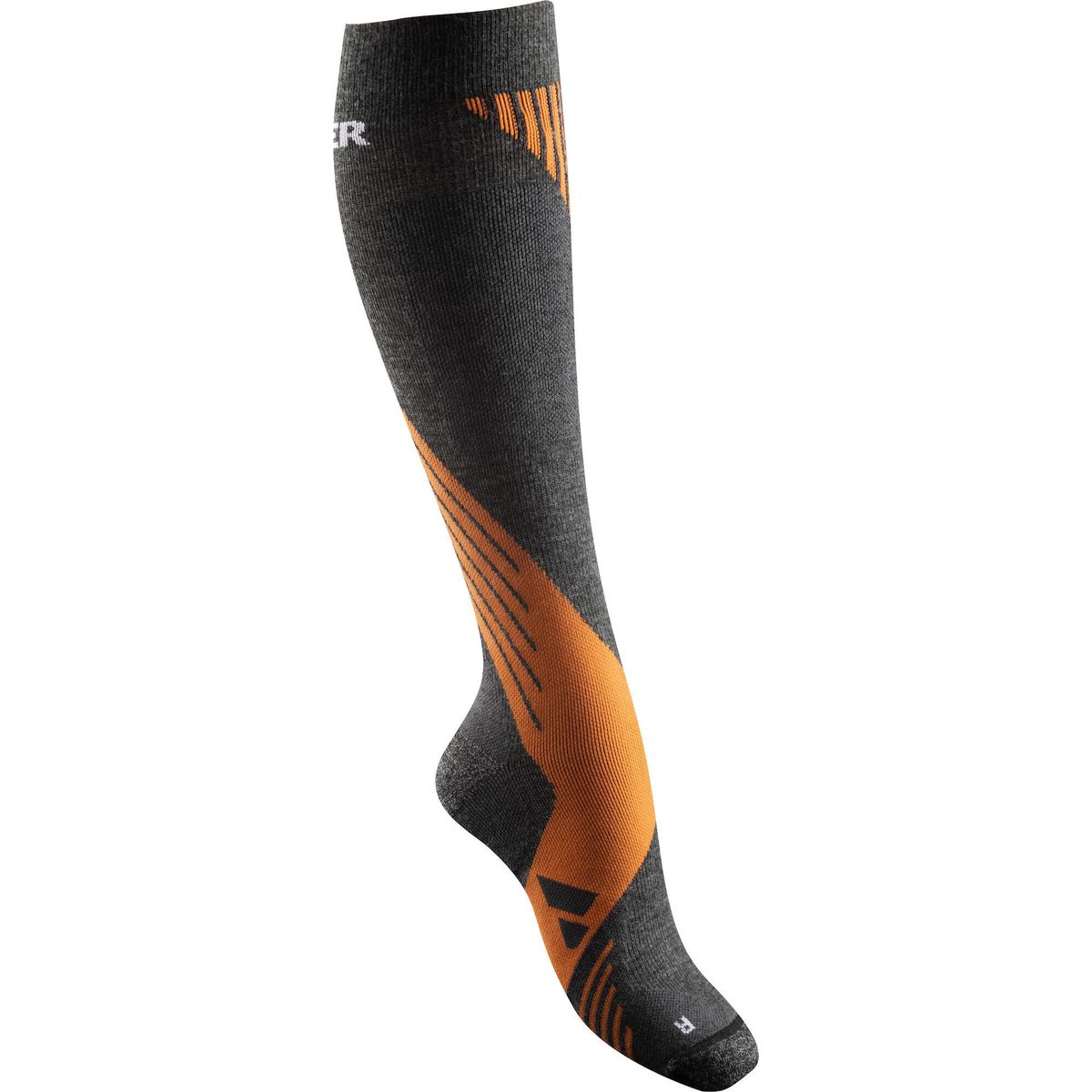 Zanier Alpine Socks orange - mittelgrau (5692) S 57010-5692-S