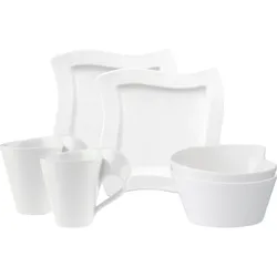 FRÜHSTÜCKS-SET NewWave weiß 6-tlg.
