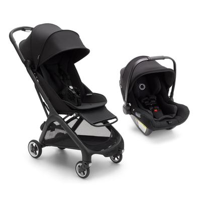 Bugaboo Butterfly + Turtle Air Travel System - Black / Midnight Black / Black