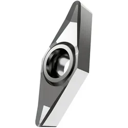 Pramet, Zubehör Maschine, Drehwendeschneidplatte ISO VCGT 130302F-AL:T0315 D.3,4mm PVD beschichtet Silber - VPE: 10