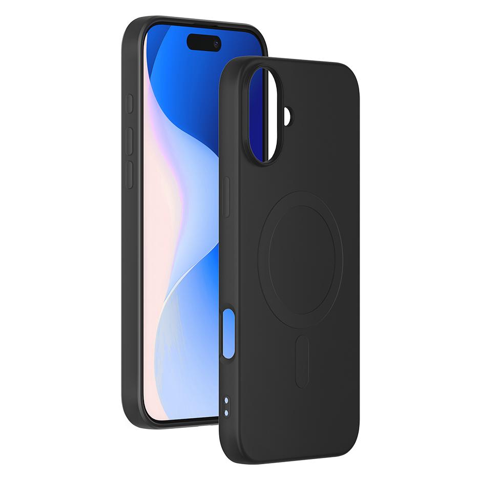 Bigben Handy-Cover für Apple iPhone 16 schwarz (Apple iPhone 16 Pro Max) (COVSILIMAGIP16B)