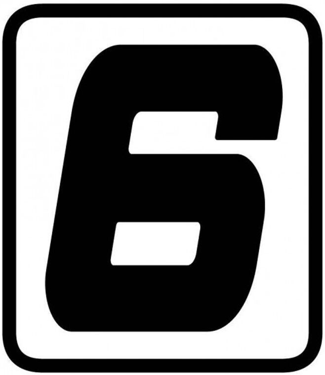 Numéros Barracuda 6 Noir