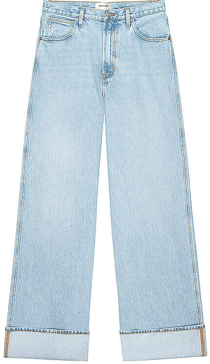 FRAME Jeans Wide Leg THE CUFFED WIDE hellblau   28 28