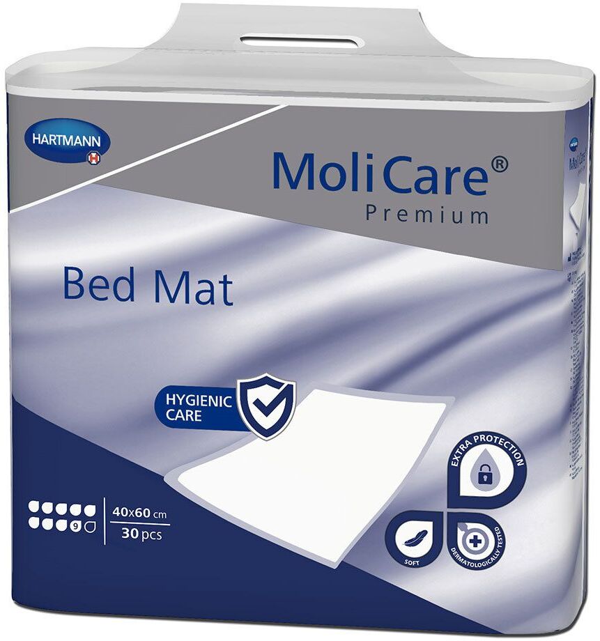 Molicare Premium Bed Mat 9 Tropfen 40x60 cm 30 St Unterlagen