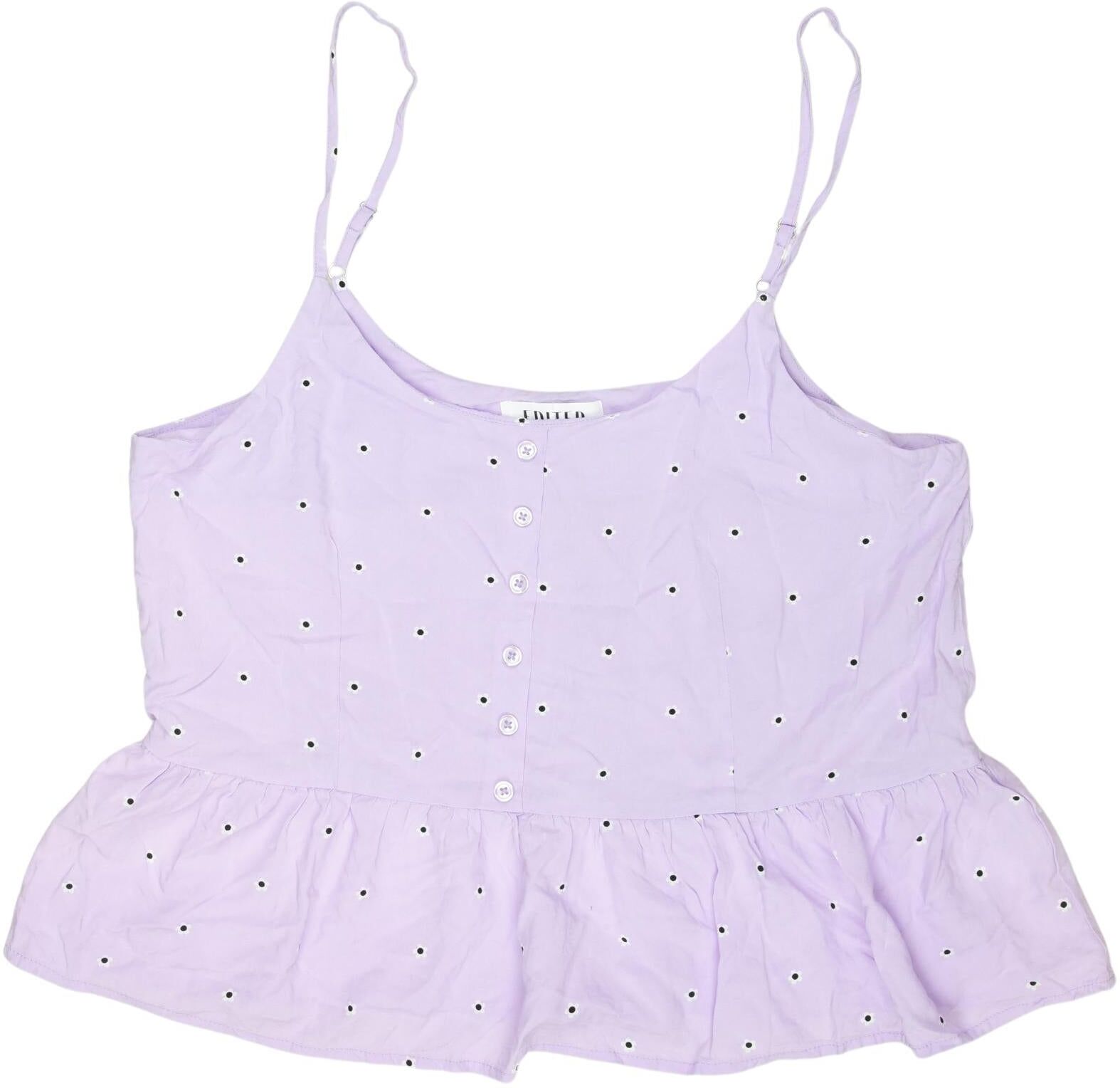 Edited THE Label Damen Top, Lila, Gr. EU 40, Viskose - Second Hand