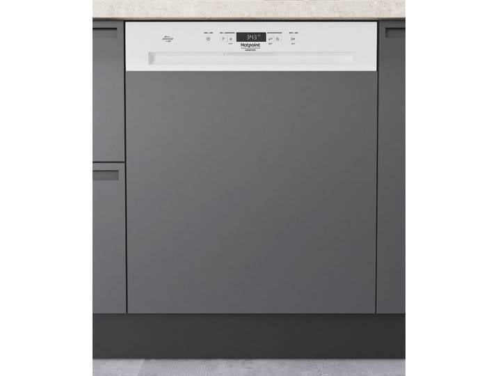 Hotpoint H3BFD536W - Lave-vaisselle intégrable 60cm, 14 couverts, Classe D