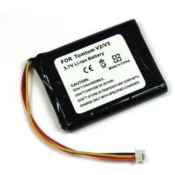Akku für TOMTOM ONE THIRD EDITION DACH, Akku-Typ F650010252, ICP653443, F649065101, 3,7 V, 800 mAh,