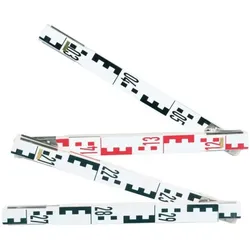 Nedo, Längenmesswerkzeug, Geometer-Massstab 3m, Länge 0,3m (3 m)