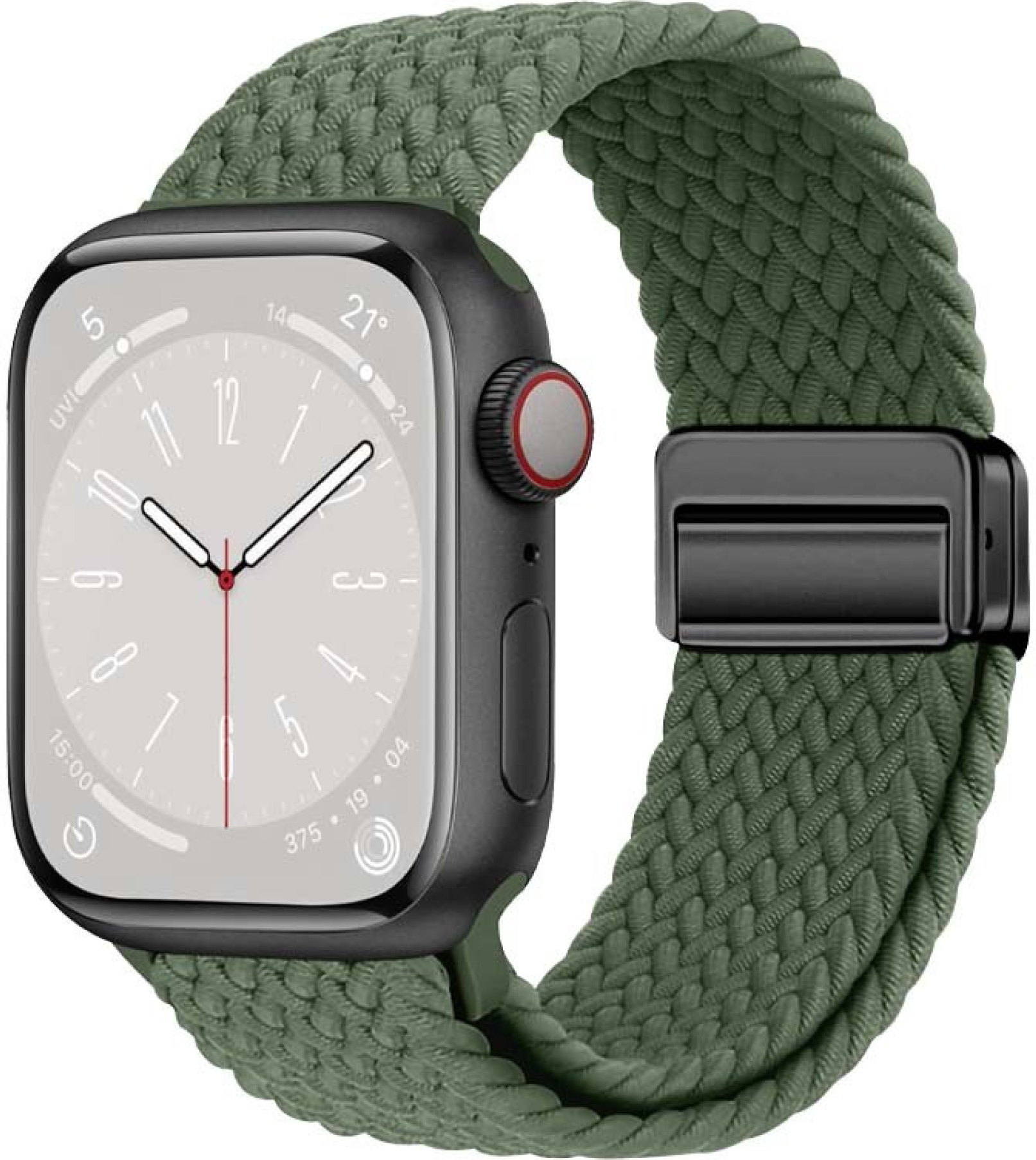 iS Bracelete Entrançada para Apple Watch 42 49mm - Verde