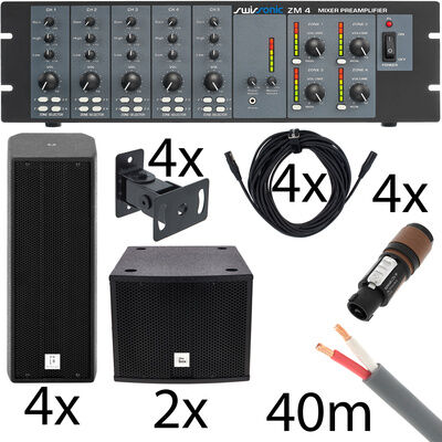 the box pro 2room Lounge Bundle M black Schwarz