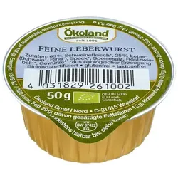 Ökoland Feine Leberwurst  bio