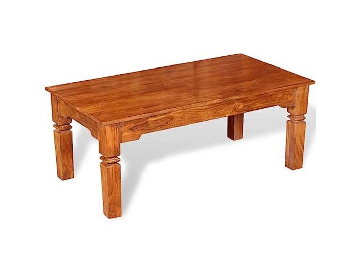 vidaXL Massivholz Couchtisch Beistelltisch Wohnzimmer Kaffeetisch 110x60x45cm