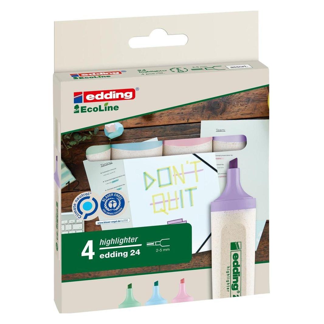Edding Textmarker 24 EcoLine (4x) (4-24-4-1000)