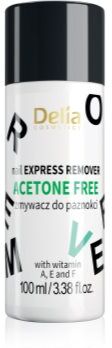 Delia Cosmetics Nail Express removedor de verniz com vitaminas 100 ml. Nail Express