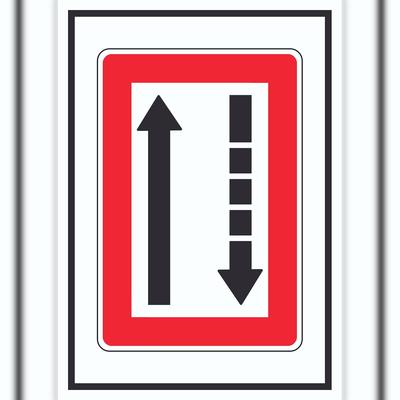 HB-Druck Fahrwasserseite an Backbord halten Symbol A0 (841x1189mm)
