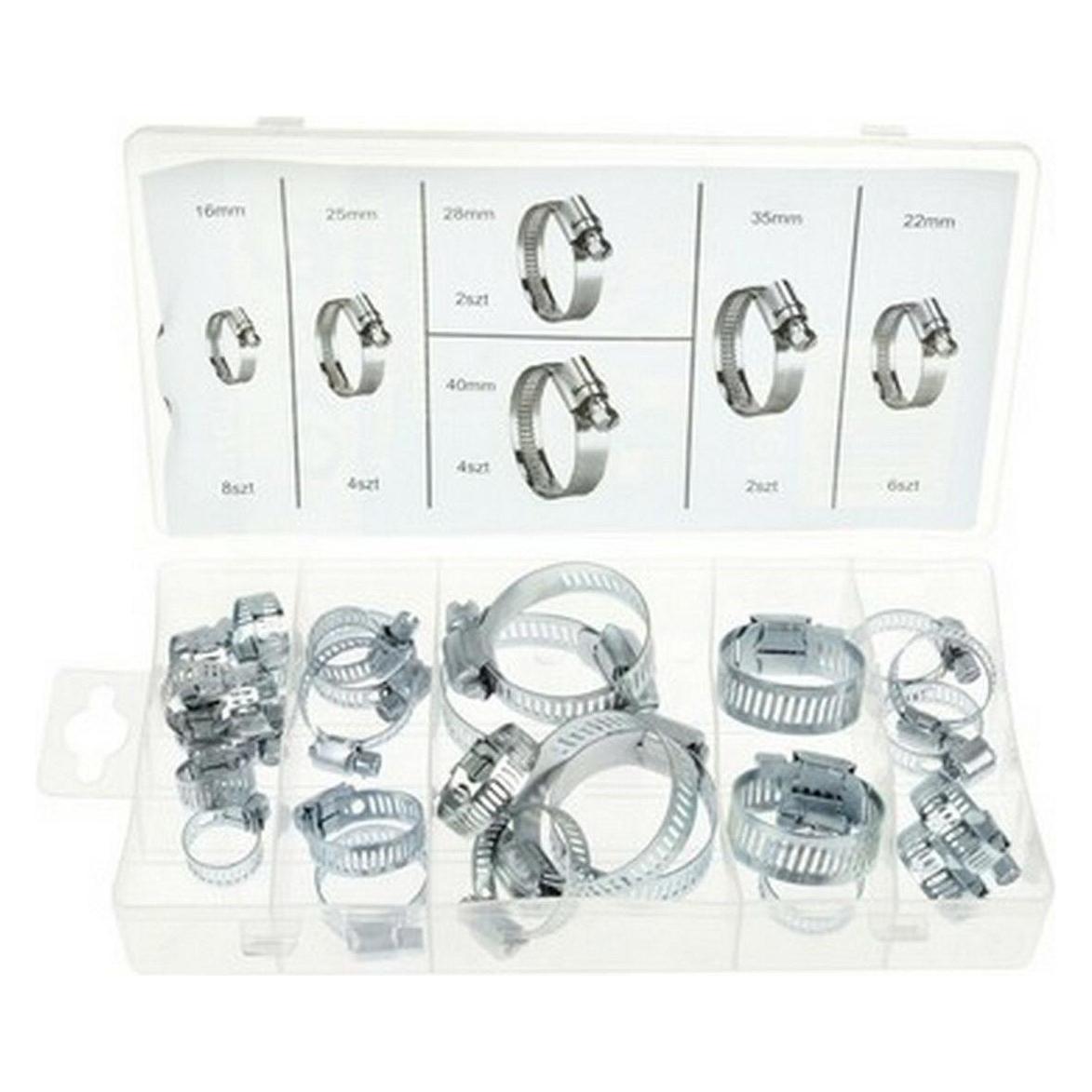 GEKO Schlauchschellen-Set 26-tlg. (Schlauchschelle) (G02812)