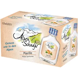 Alpenschnaps Steinbeisser Marille 35% 12x 0,02 Liter