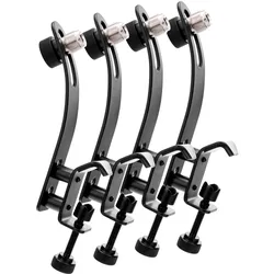 Pronomic DMK-10 Schlagzeug Mikrofonklammer 4x Set