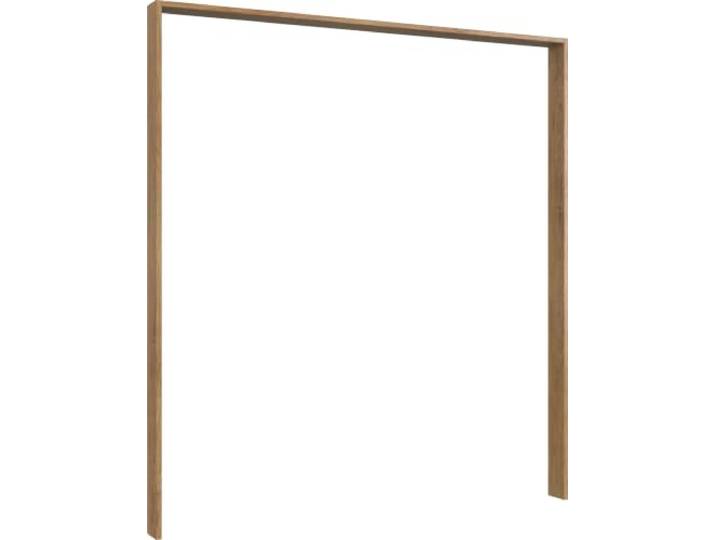 Kleiderschrank Emden Plankeneiche Graphit 135 cm Passepartoutrahmen