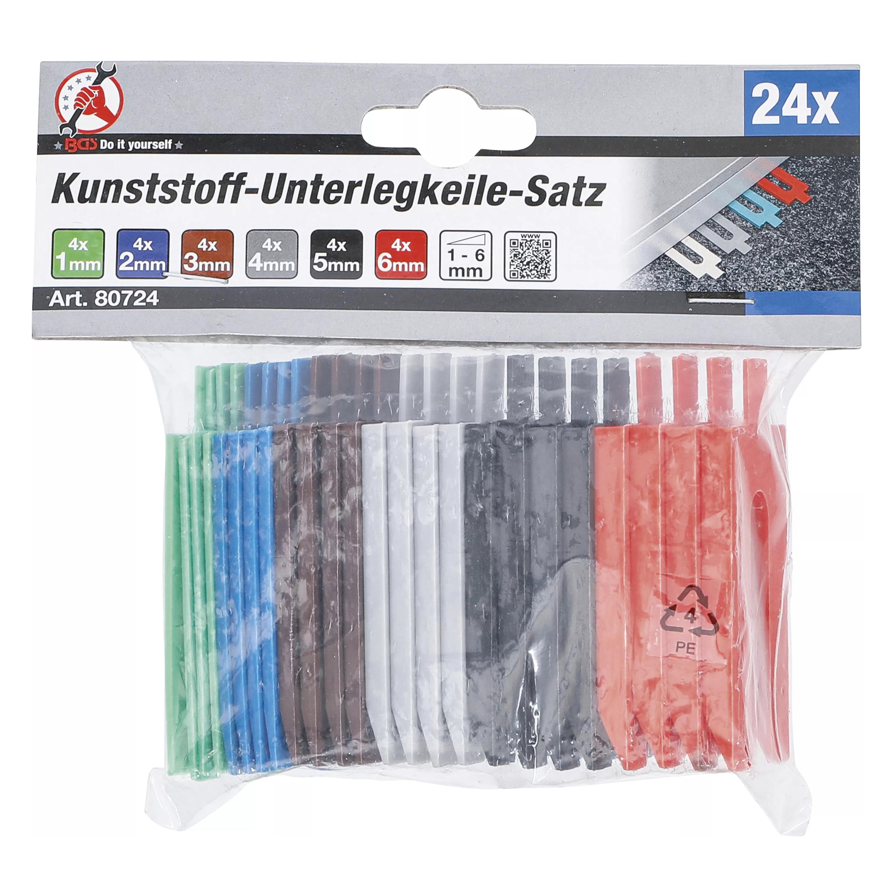 BGS Kunststoff-Unterlegkeile-Satz 24-tlg. (80724)