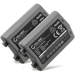 Cellonic Akku für Nikon D850, D800, D810, Z 9, D5, D4, D800E, D4s, D6, Digital SLR (Kamera Akku), Kamera Stromversorgung, Schwarz