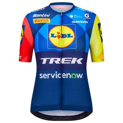 Santini - Women's Lidl Trek Jersey - Radtrikot Gr M blau