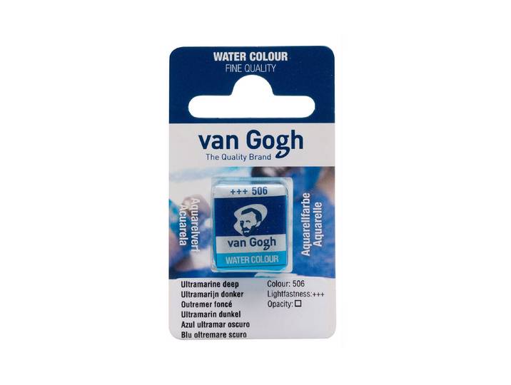 Van Gogh Aquarellfarbe Ultramarin Dunkel 1/2 Napf