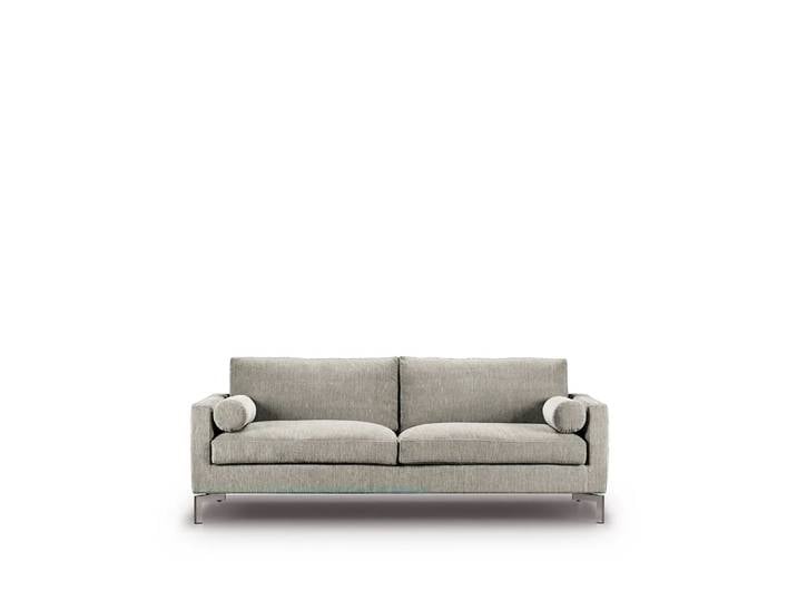 Eilersen Lift Sofa 210 cm Daunenfüllung Tyg tangent 37 beige-Stahlbeine