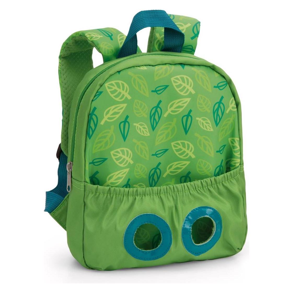 NICI 61743 Rucksack mit Plüschtier 21x26cm Hase 25cm grün (61743)