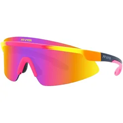 Pit Viper, Damen, Sportbrille, The Skysurfer The Italo Polarized (Pink / Black, Polarisierend), Pink