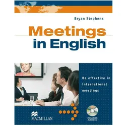 Business English: Meetings in English. Student's Book with Audio CD, Schulbücher von Bryan Stephens