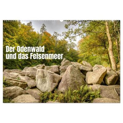 Der Odenwald und das Felsenmeer (Wandkalender 2027 DIN A2 quer), CALVENDO Monatskalender