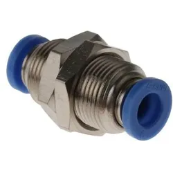 RS PRO, Rohrverbindungstechnik, Bulkhead Adaptor, 6 mm (Rohrverschraubung)
