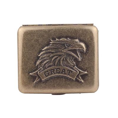 Zigarettenetui aus Metall, kreatives Prägedesign, für 20 Zigaretten